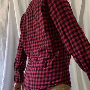 Cactus Red and Black Plaid Flannel